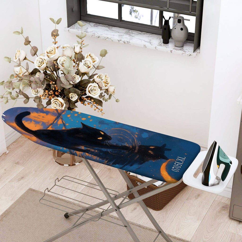 1-Piece cat starry night galaxy  Ironing Board Cover, Universal Size, Without Board