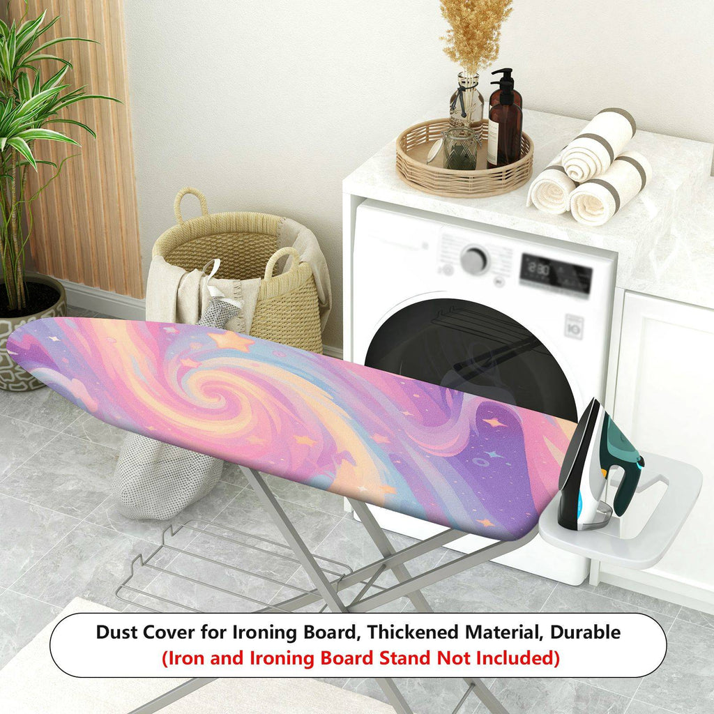 1-Piece Galaxy Starry Swirl Pastel  Ironing Board Cover, Universal Size, Without Board