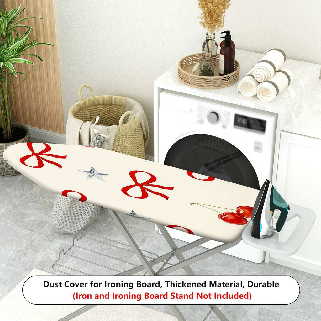 1-Piece Bow Cherry Star  Ironing Board Cover, Universal Size, Without Board