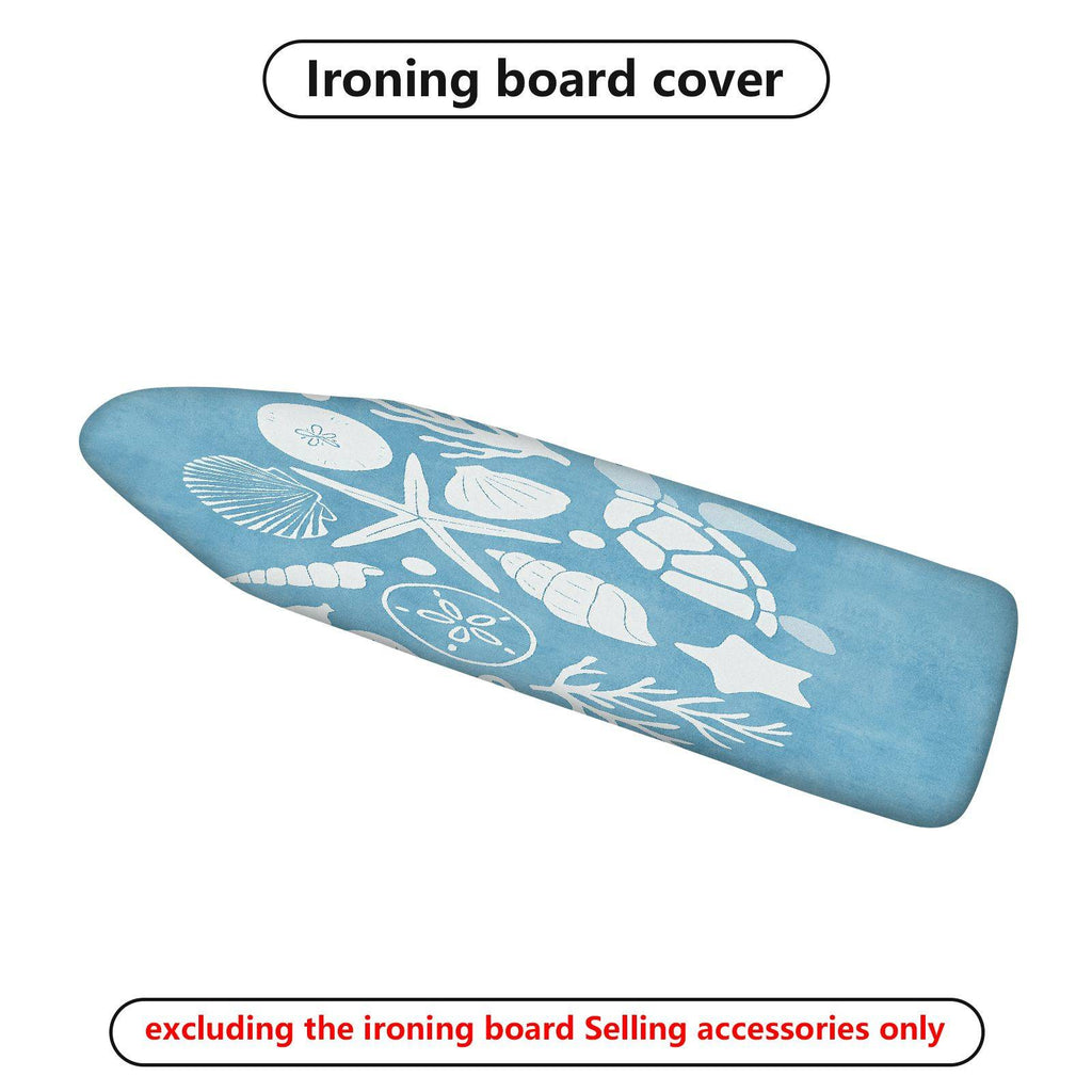 1-Piece Starfish Conch Turtle  Ironing Board Cover, Universal Size, Without Board