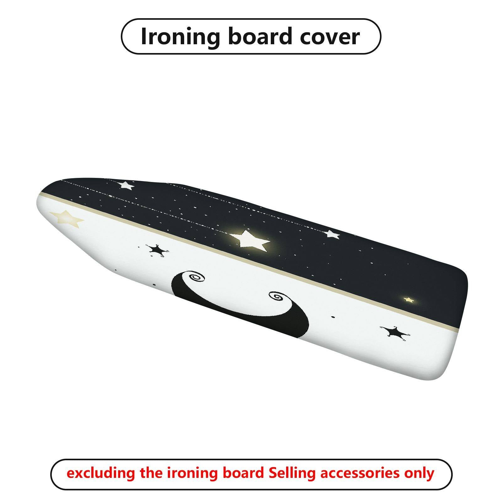 1-Piece Stars Moon Night  Ironing Board Cover, Universal Size, Without Board