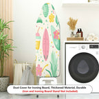 1-Piece Tropical Floral Surf  Ironing Board Cover, Universal Size, Without Board