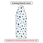 1-Piece Star Pattern Blue White  Ironing Board Cover, Universal Size, Without Board