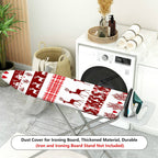 1-Piece Christmas Reindeer Snowflake  Ironing Board Cover, Universal Size, Without Board