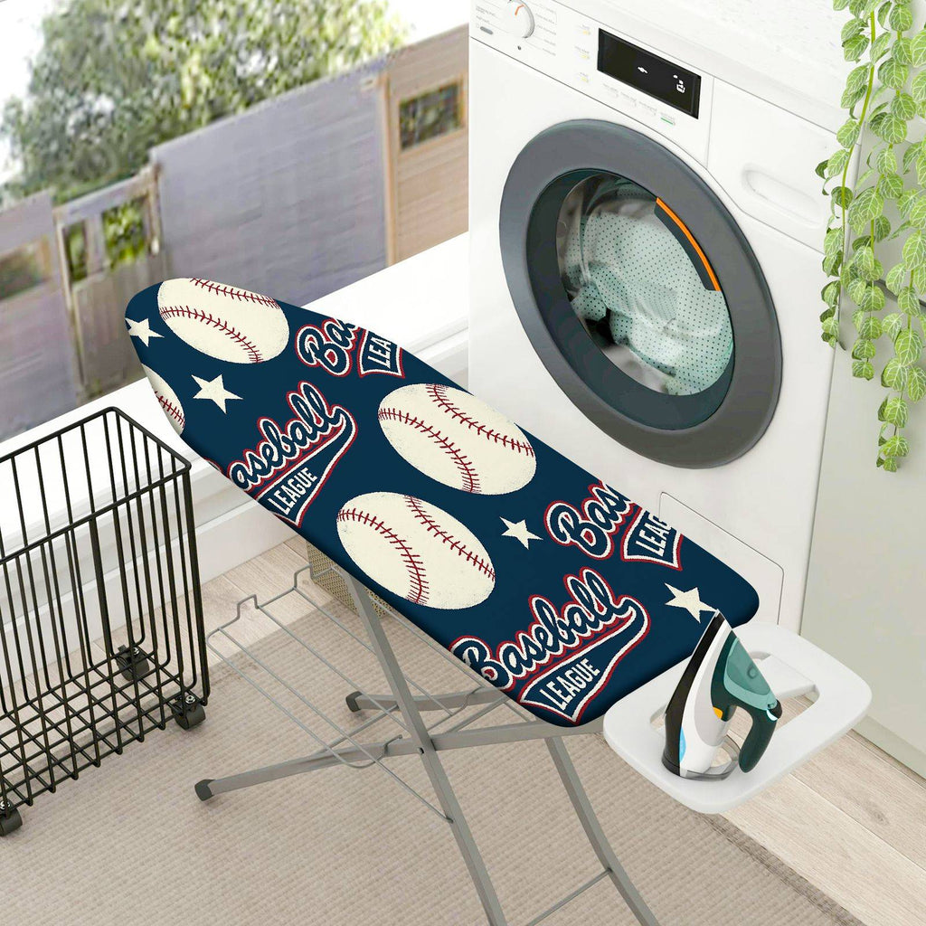 1-Piece Baseball Sports Stars  Ironing Board Cover, Universal Size, Without Board