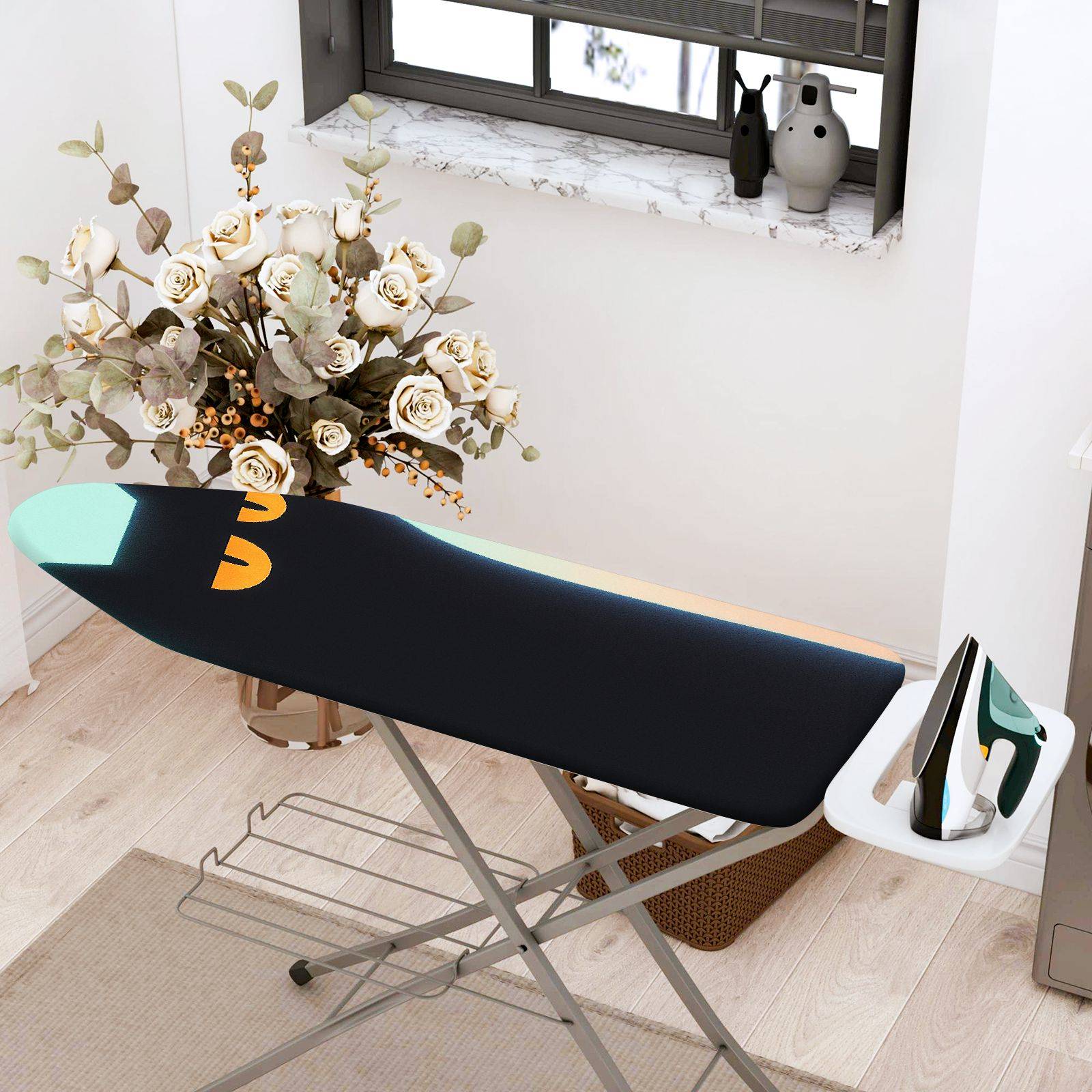 1-Piece Cat  Cute  Ironing Board Cover, Universal Size, Without Board