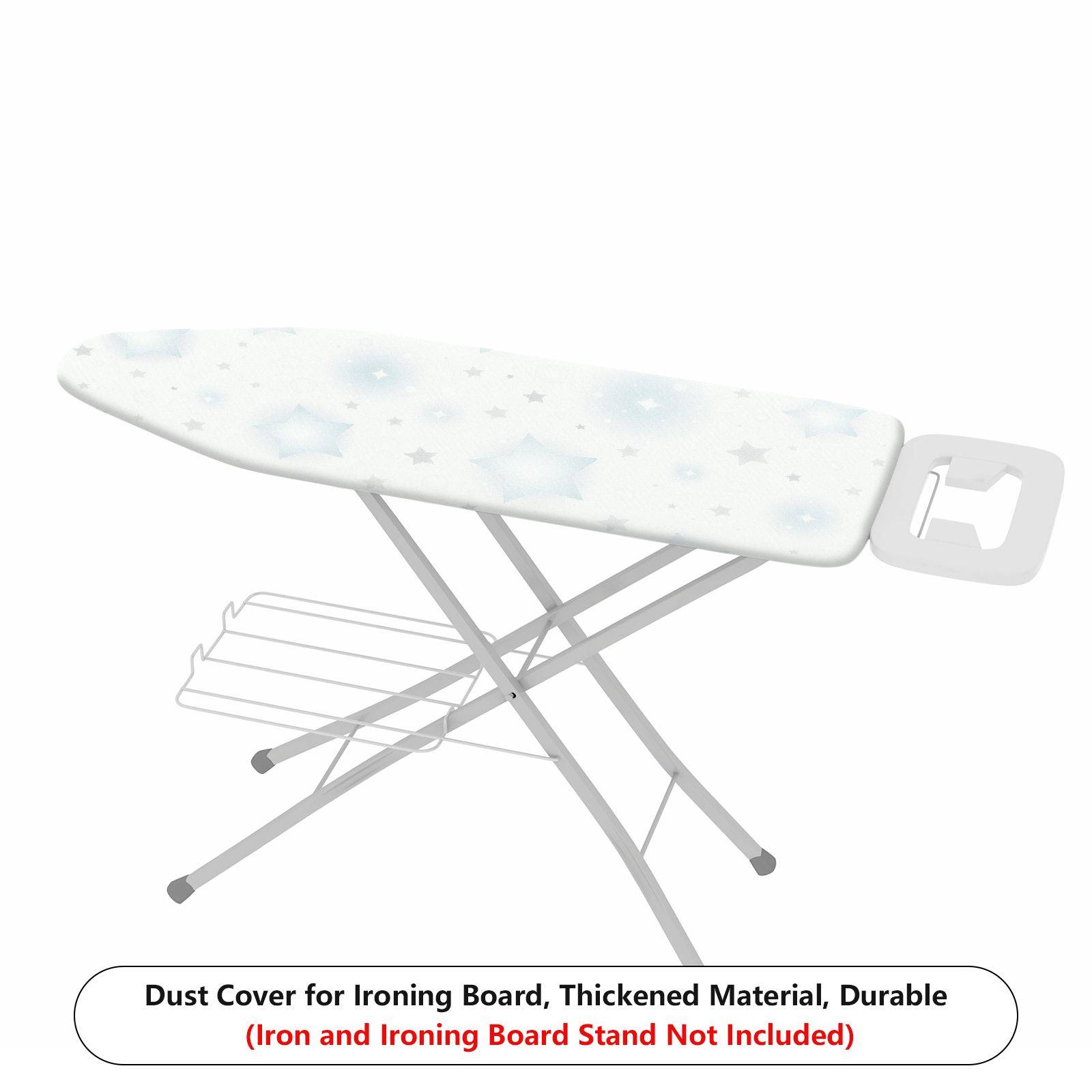 1-Piece Star Pattern Blue Gray  Ironing Board Cover, Universal Size, Without Board