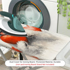 1-Piece Dog Heart Love  Ironing Board Cover, Universal Size, Without Board