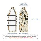 1-Piece Ghost Cat Spider  Ironing Board Cover, Universal Size, Without Board