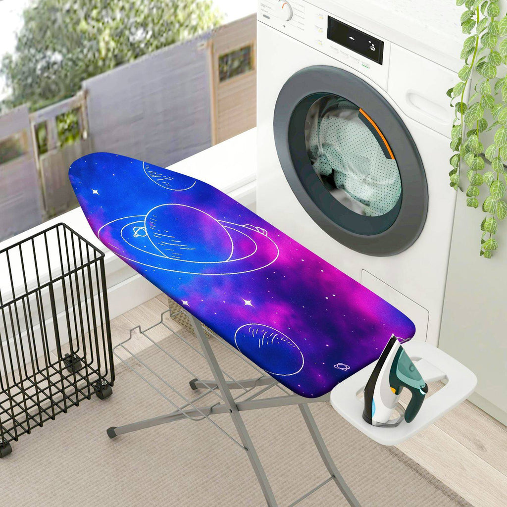 1-Piece Galaxy Outer Space Star  Ironing Board Cover, Universal Size, Without Board