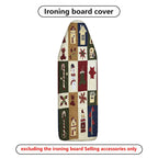 1-Piece Christmas Snowman Candy  Ironing Board Cover, Universal Size, Without Board