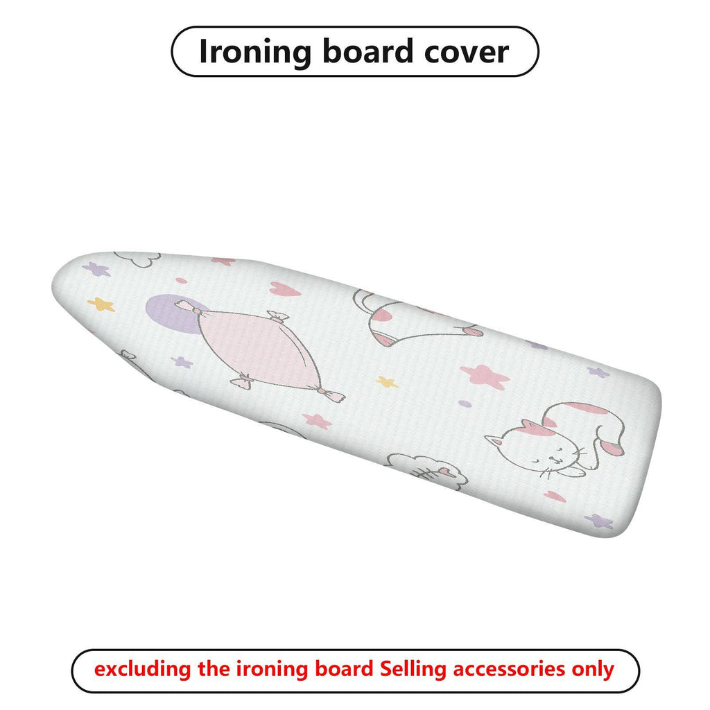 1-Piece Cat Star Pastel  Ironing Board Cover, Universal Size, Without Board