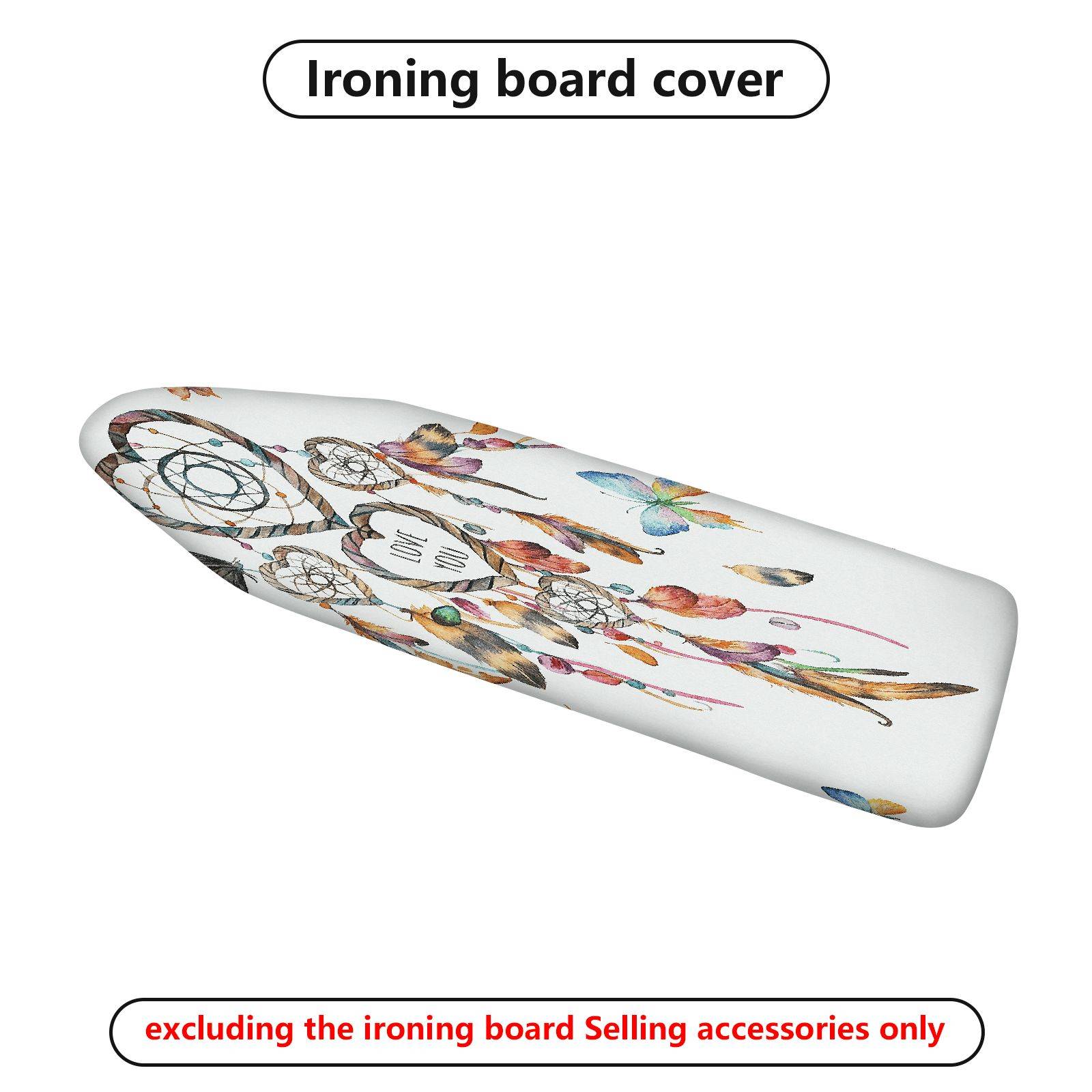 1-Piece Feather Dreamcatcher Butterfly  Ironing Board Cover, Universal Size, Without Board