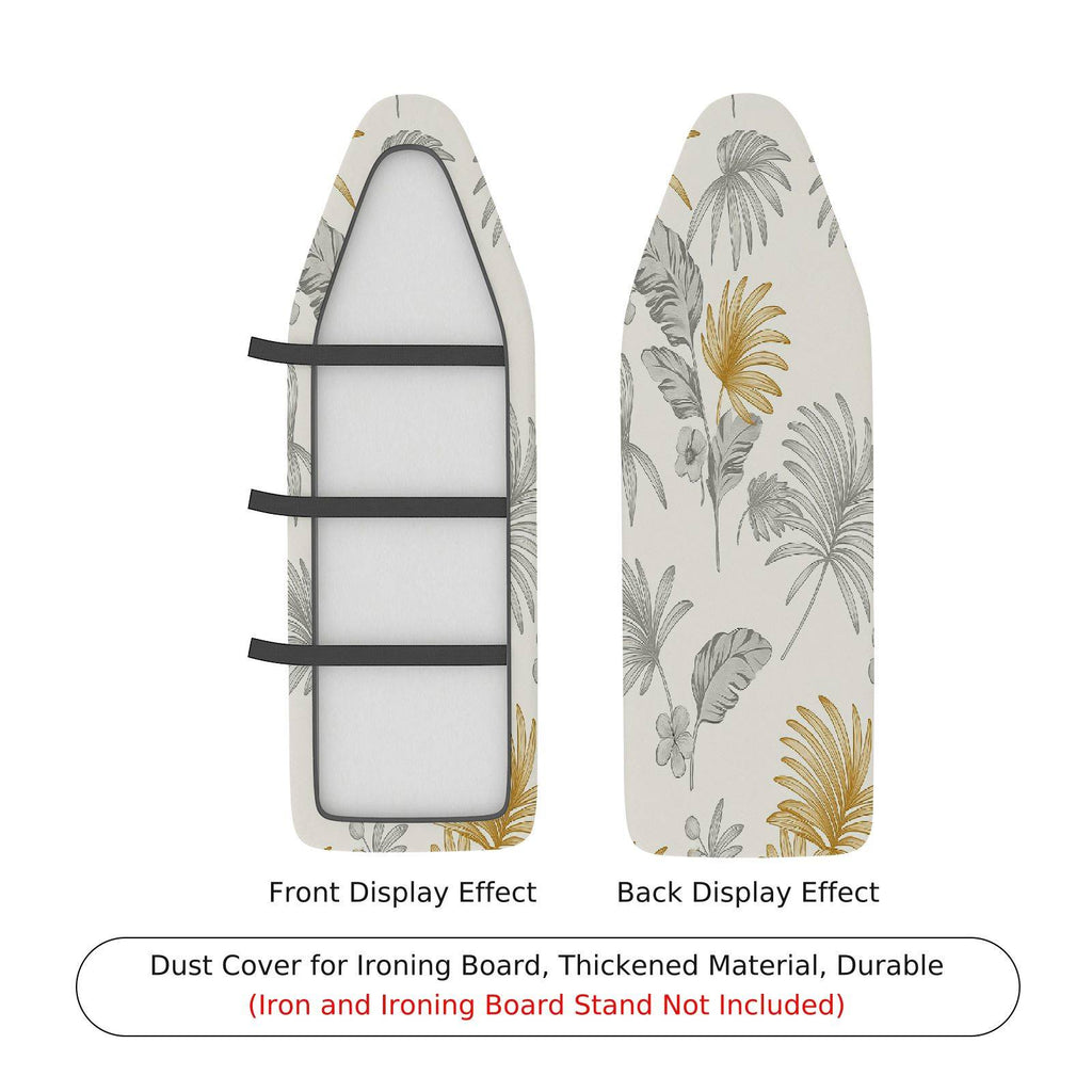 1-Piece Leaf Pattern Tropical Floral  Ironing Board Cover, Universal Size, Without Board