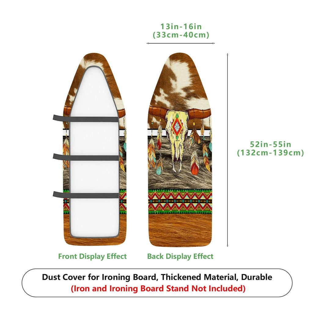 1-Piece Western Tribal Animal  Ironing Board Cover, Universal Size, Without Board