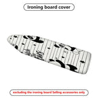1-Piece Panda Stripes Stars  Ironing Board Cover, Universal Size, Without Board