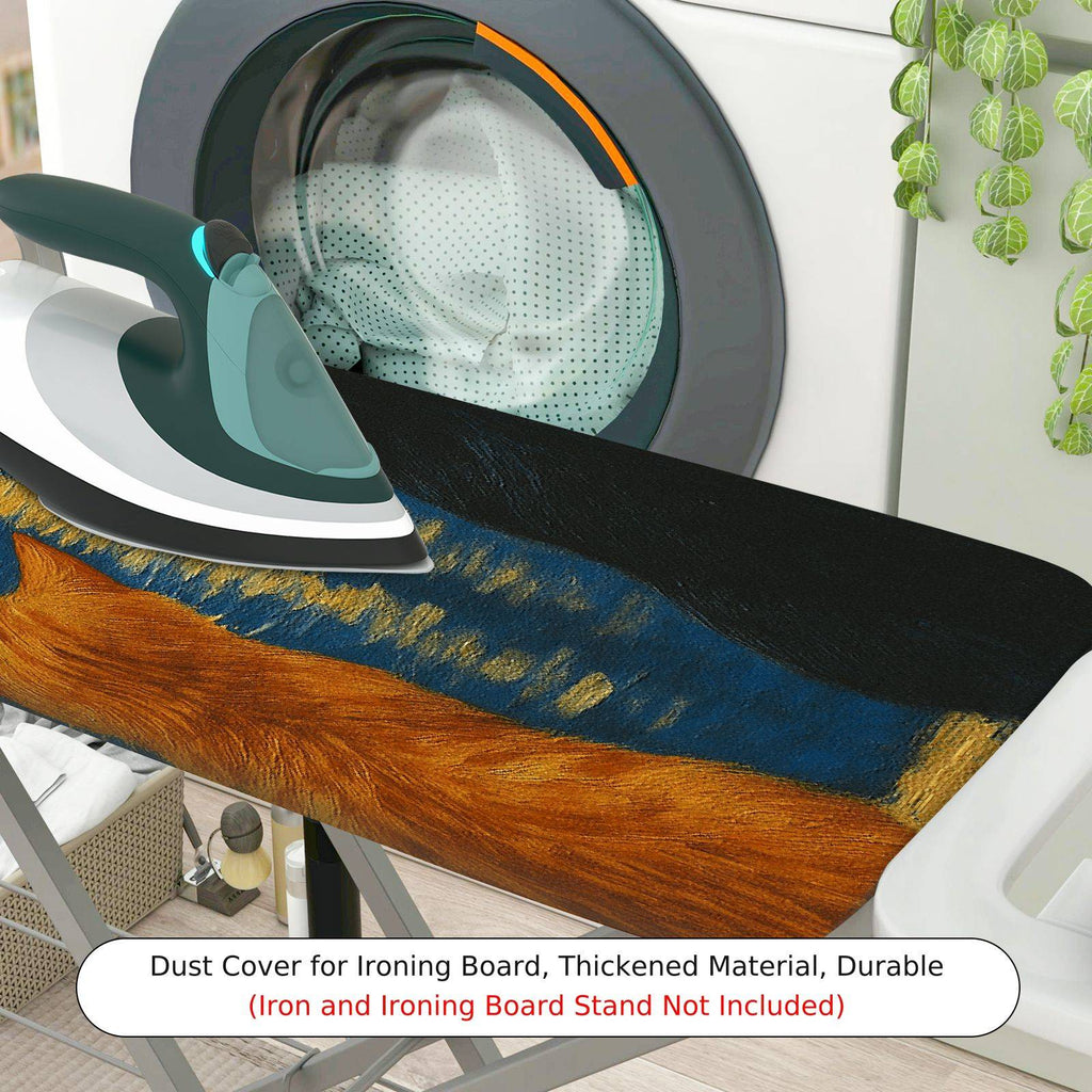 1-Piece Starry Night Art Creative Pattern  Ironing Board Cover, Universal Size, Without Board