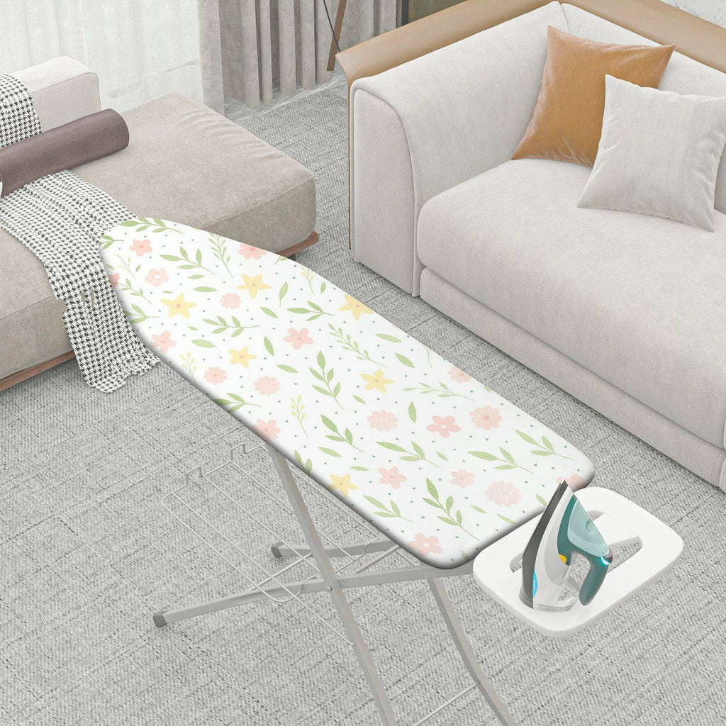 1-Piece Floral Leaf Star  Ironing Board Cover, Universal Size, Without Board