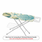 1-Piece Sea Shell Starfish Coral  Ironing Board Cover, Universal Size, Without Board