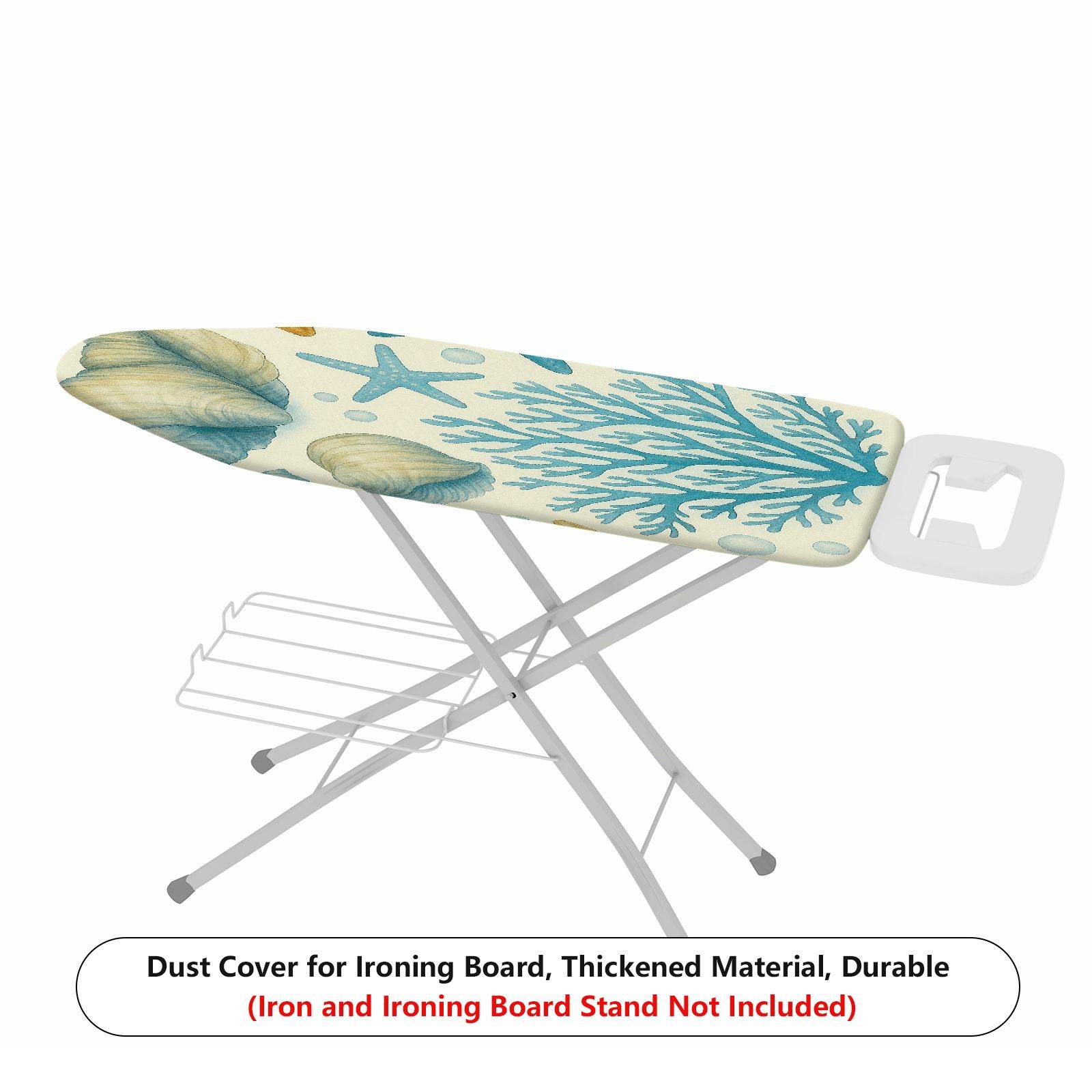1-Piece Sea Shell Starfish Coral  Ironing Board Cover, Universal Size, Without Board