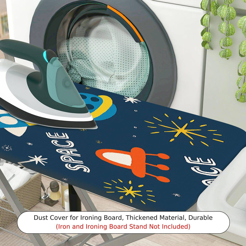 1-Piece Space Rocket Star  Ironing Board Cover, Universal Size, Without Board