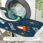 1-Piece Space Rocket Star  Ironing Board Cover, Universal Size, Without Board