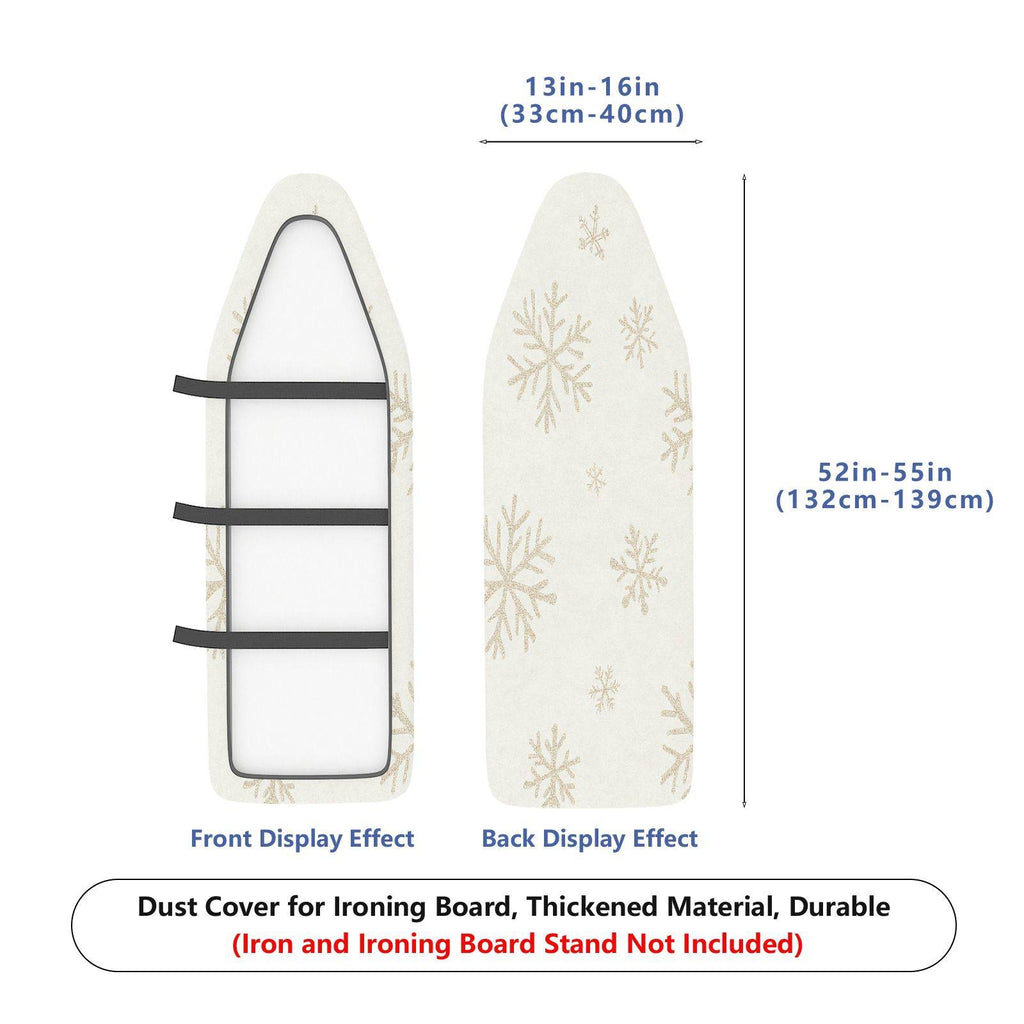 1-Piece Snowflake Winter Decoration Christmas  Ironing Board Cover, Universal Size, Without Board