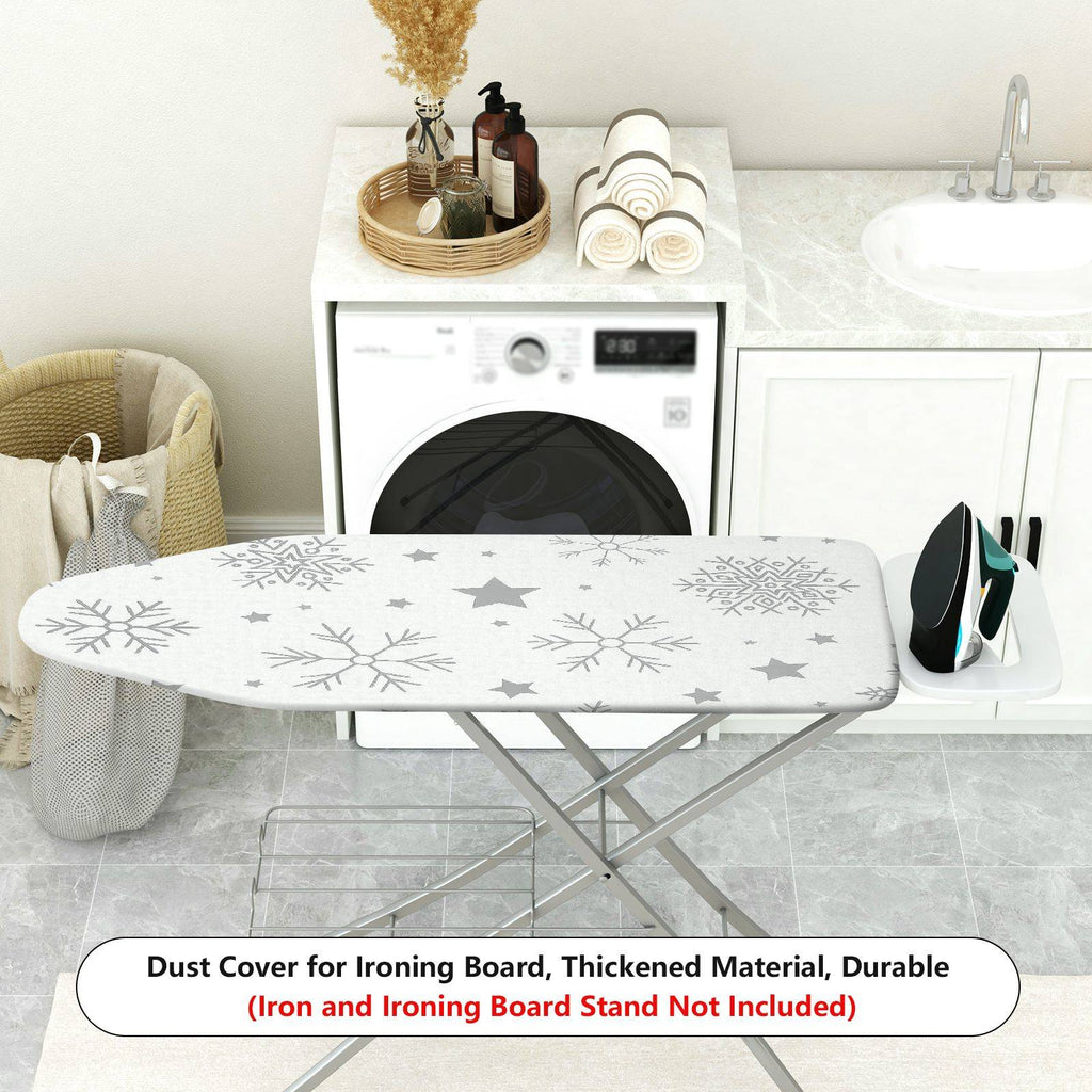 1-Piece Snowflake Star Pattern Winter  Ironing Board Cover, Universal Size, Without Board