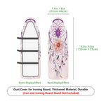 1-Piece Dreamcatcher Flower Feather  Ironing Board Cover, Universal Size, Without Board