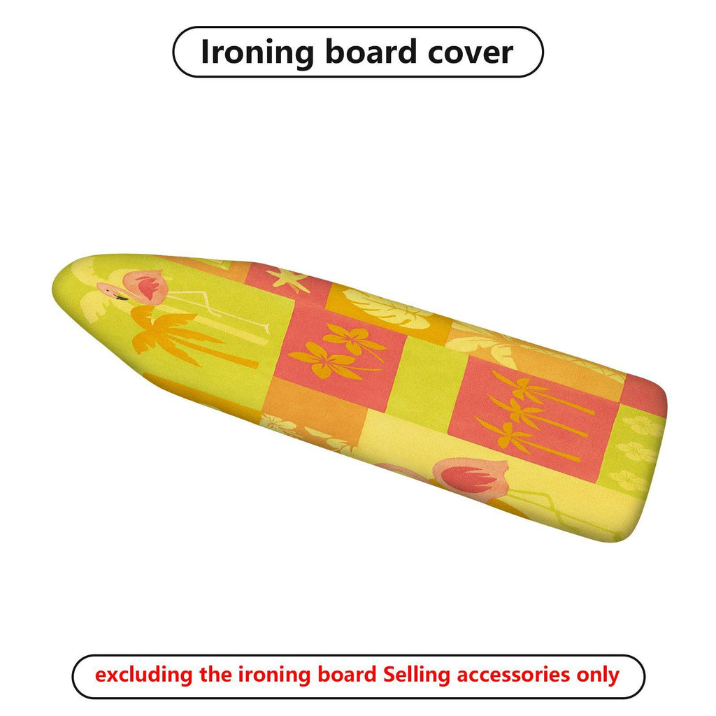 1-Piece Floral Tropical Vibrant  Ironing Board Cover, Universal Size, Without Board