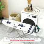 1-Piece Star Pattern Navy White  Ironing Board Cover, Universal Size, Without Board