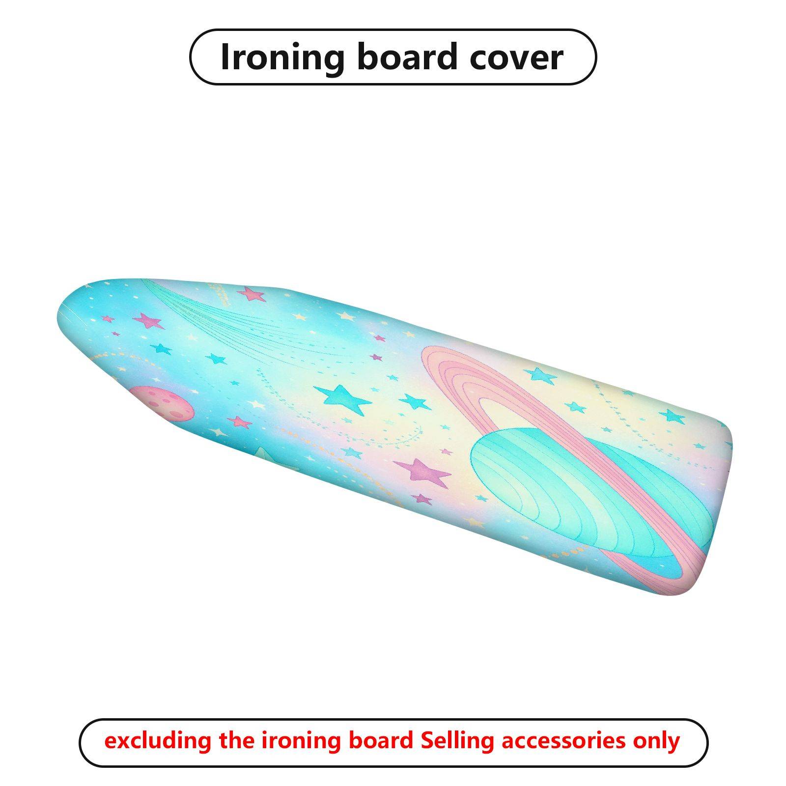 1-Piece Star Planet Space  Ironing Board Cover, Universal Size, Without Board