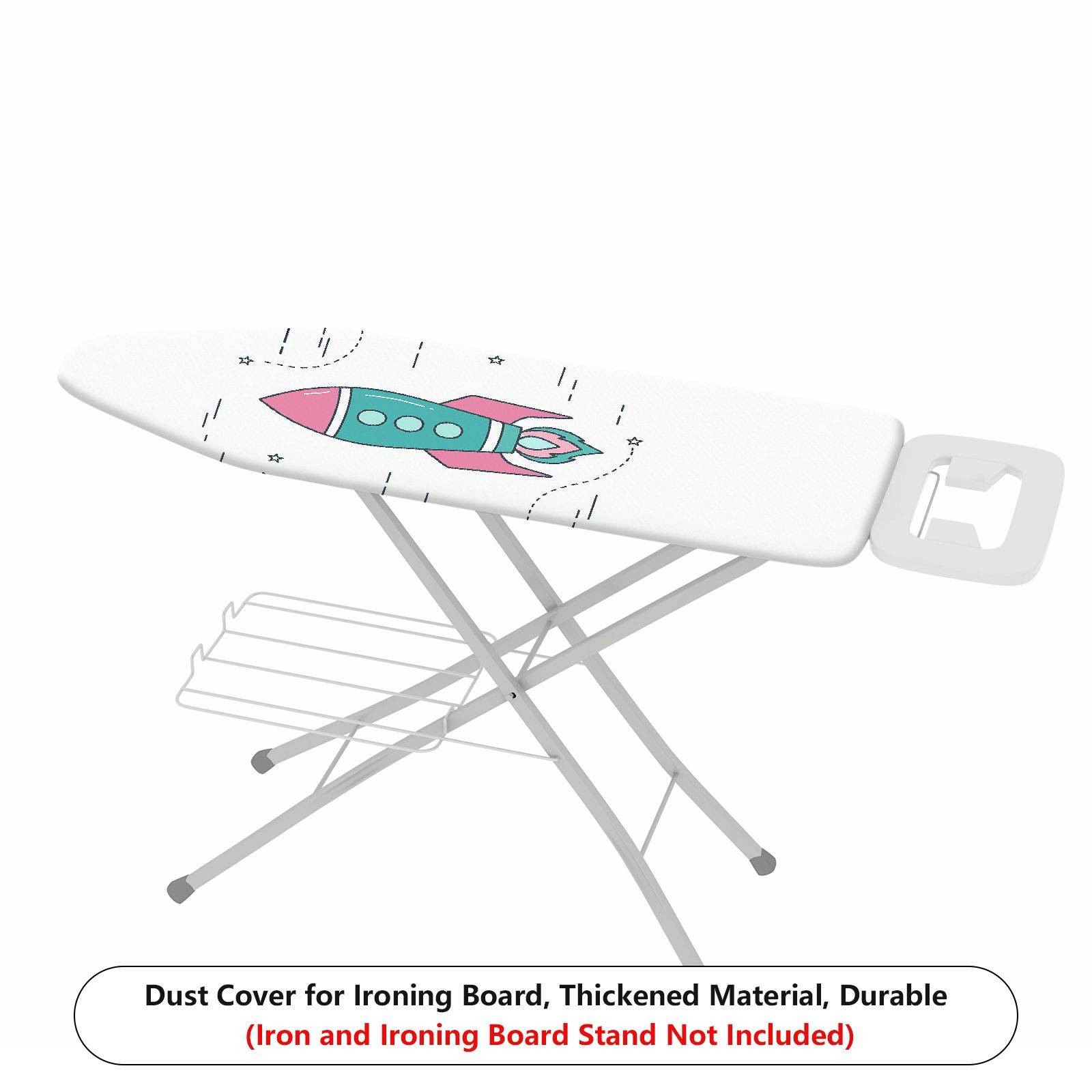 1-Piece Rocket Space Star  Ironing Board Cover, Universal Size, Without Board