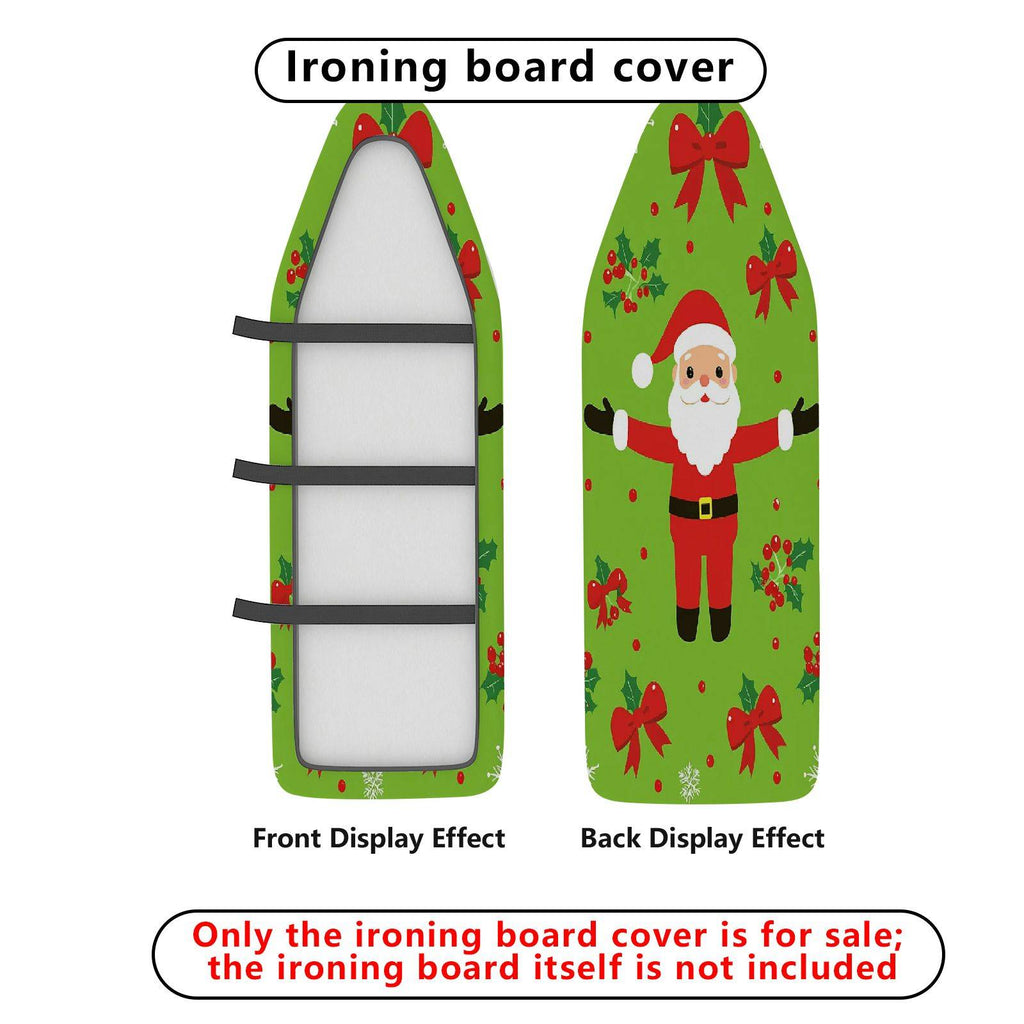 1-Piece Christmas Santa Claus Bowknot  Ironing Board Cover, Universal Size, Without Board