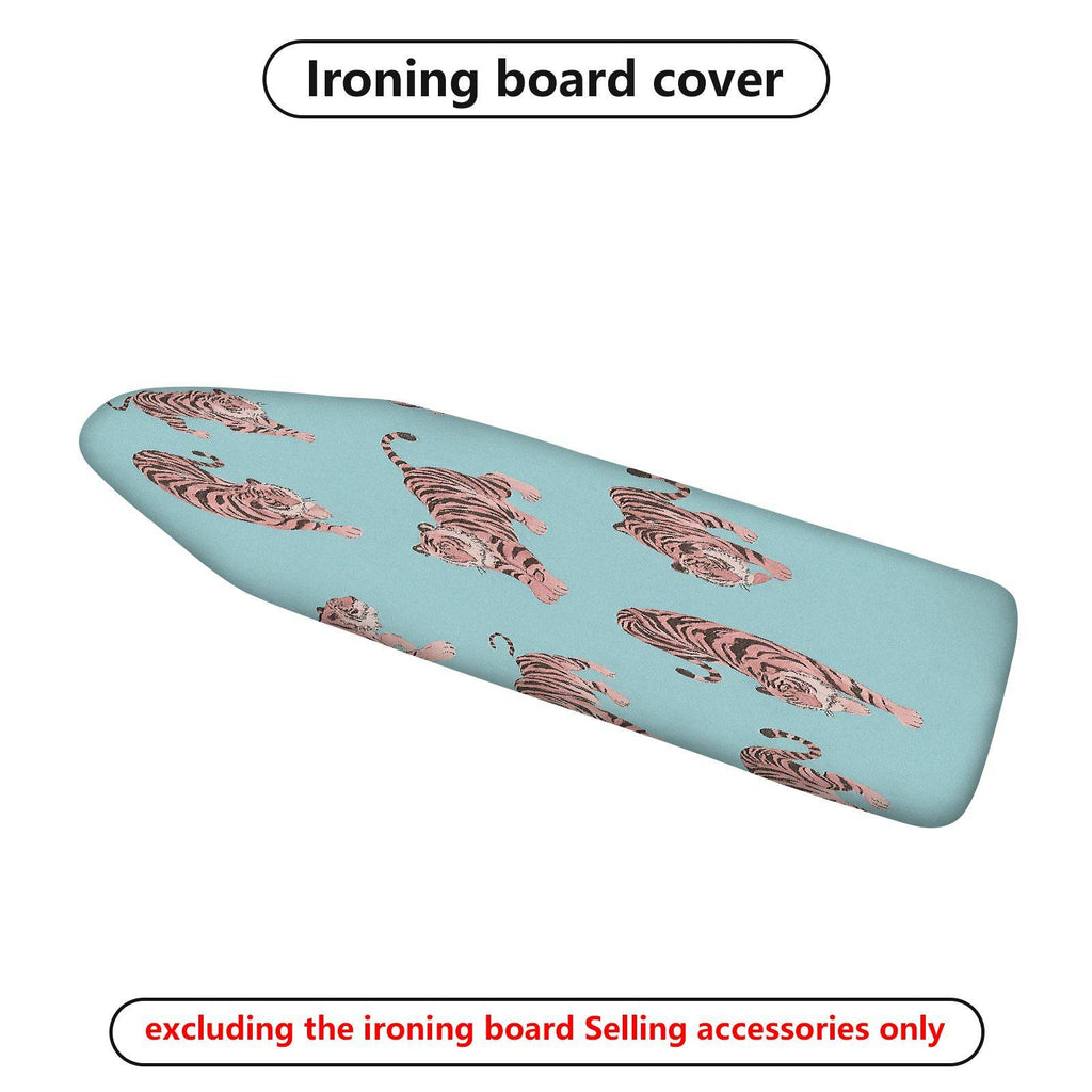 1-Piece Tiger Pattern Blue Animal Theme  Ironing Board Cover, Universal Size, Without Board