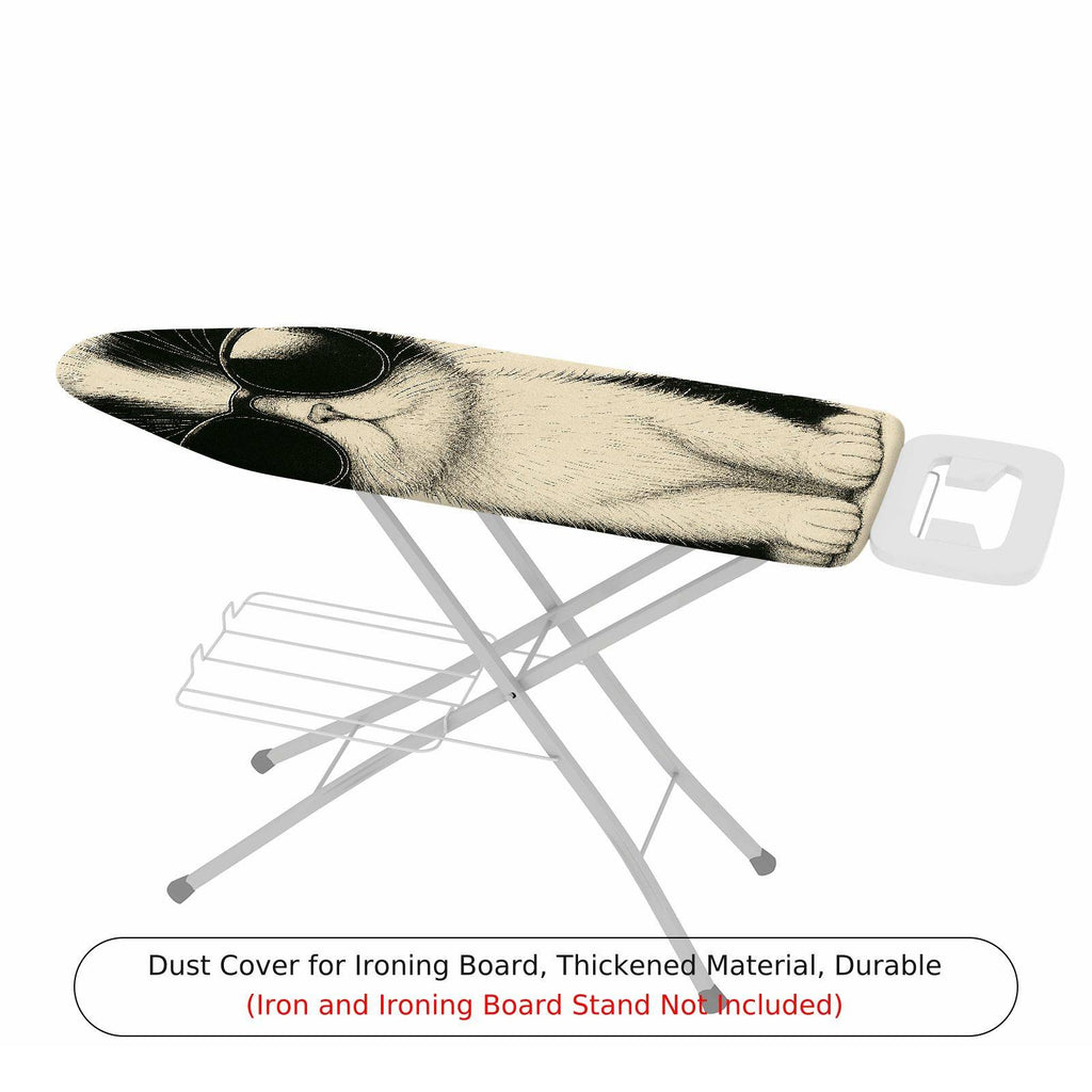 1-Piece Cat Sunglasses Trendy  Ironing Board Cover, Universal Size, Without Board