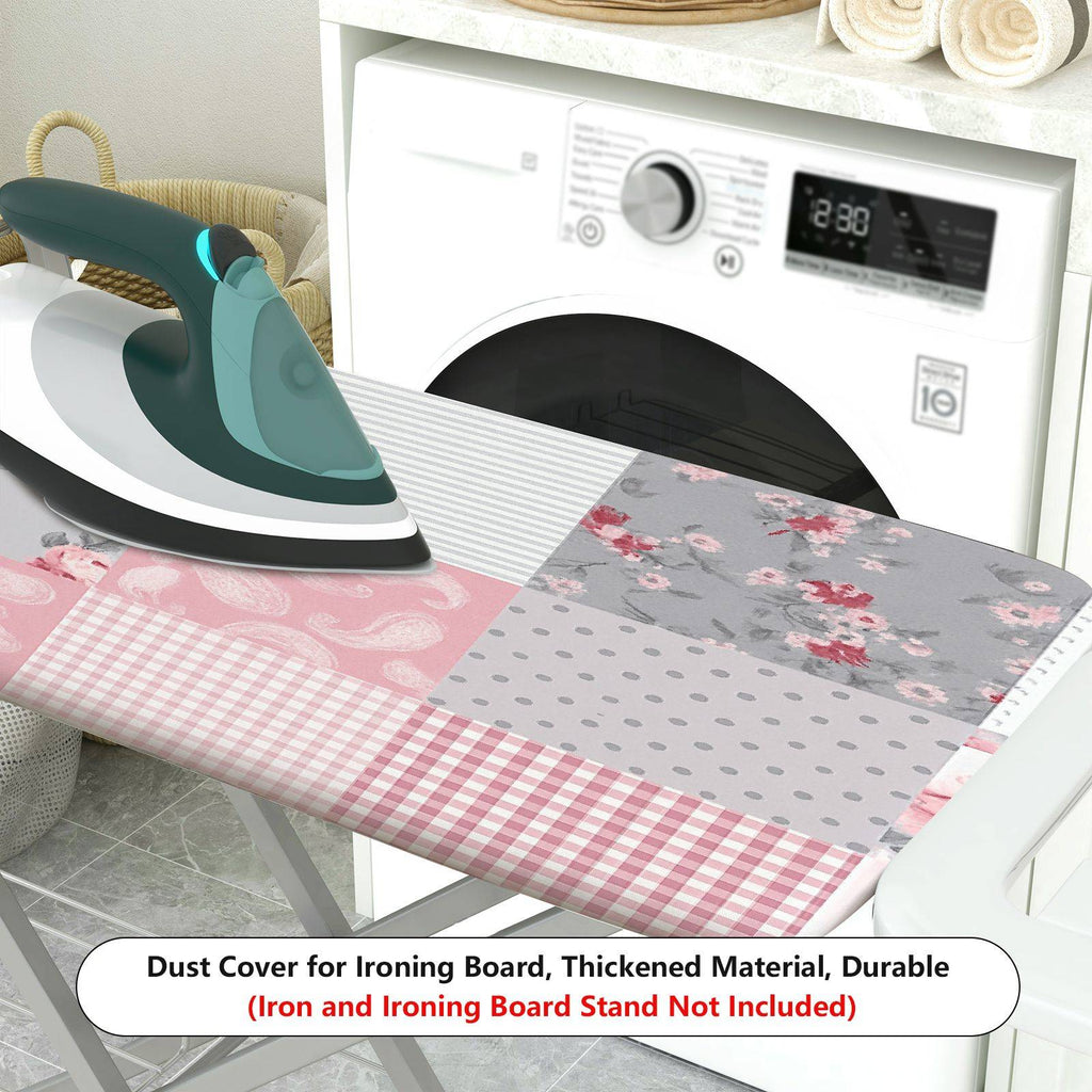 1-Piece Floral Patchwork Retro Romantic  Ironing Board Cover, Universal Size, Without Board