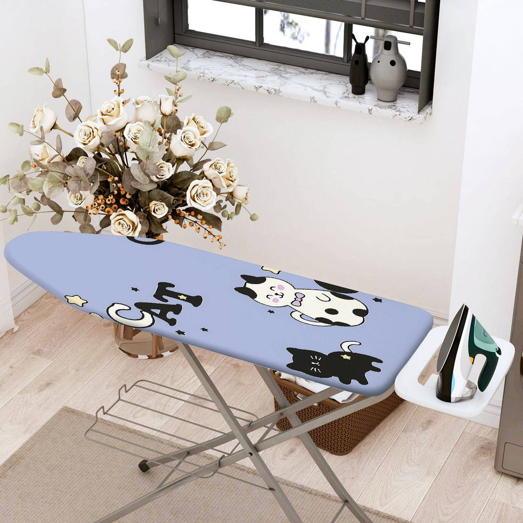 1-Piece Cat Dog Star Moon  Ironing Board Cover, Universal Size, Without Board