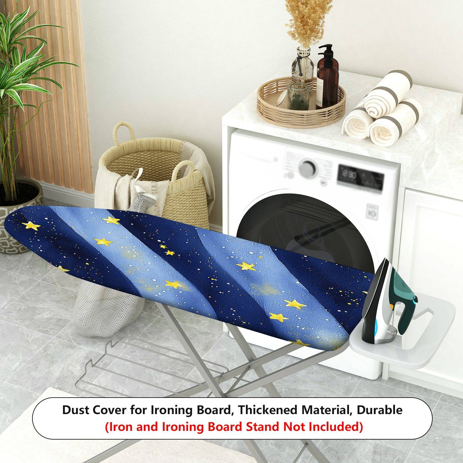 1-Piece Starry Night Sky Pattern Galaxy  Ironing Board Cover, Universal Size, Without Board