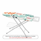 1-Piece Cat Floral Leaf  Ironing Board Cover, Universal Size, Without Board