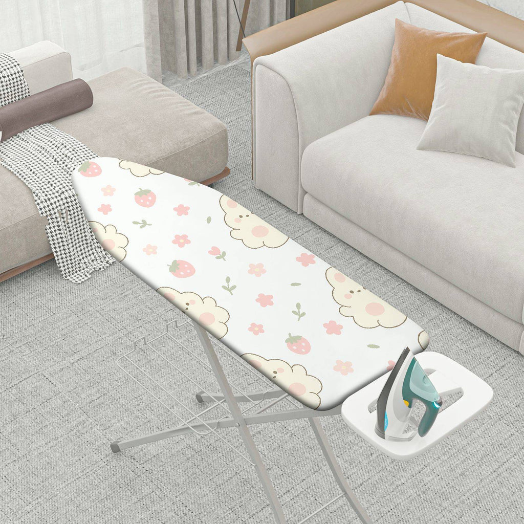 1-Piece Floral Strawberry  Ironing Board Cover, Universal Size, Without Board