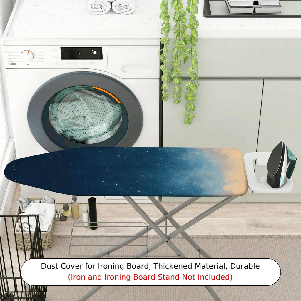 1-Piece Starry Sky Night Galaxy  Ironing Board Cover, Universal Size, Without Board