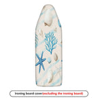 1-Piece Marine Coral Shell Starfish  Ironing Board Cover, Universal Size, Without Board