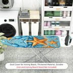 1-Piece Sea Crab Starfish Marine  Ironing Board Cover, Universal Size, Without Board