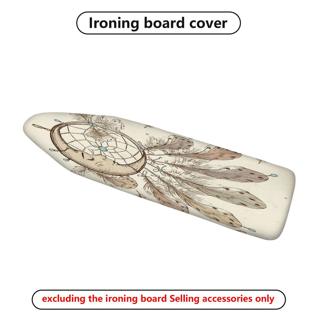 1-Piece Dreamcatcher Feather Bohemian  Ironing Board Cover, Universal Size, Without Board