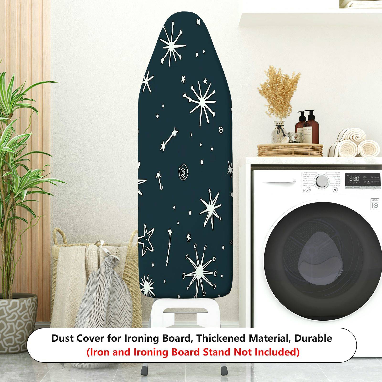 1-Piece Star Pattern Space Galaxy Universe  Ironing Board Cover, Universal Size, Without Board