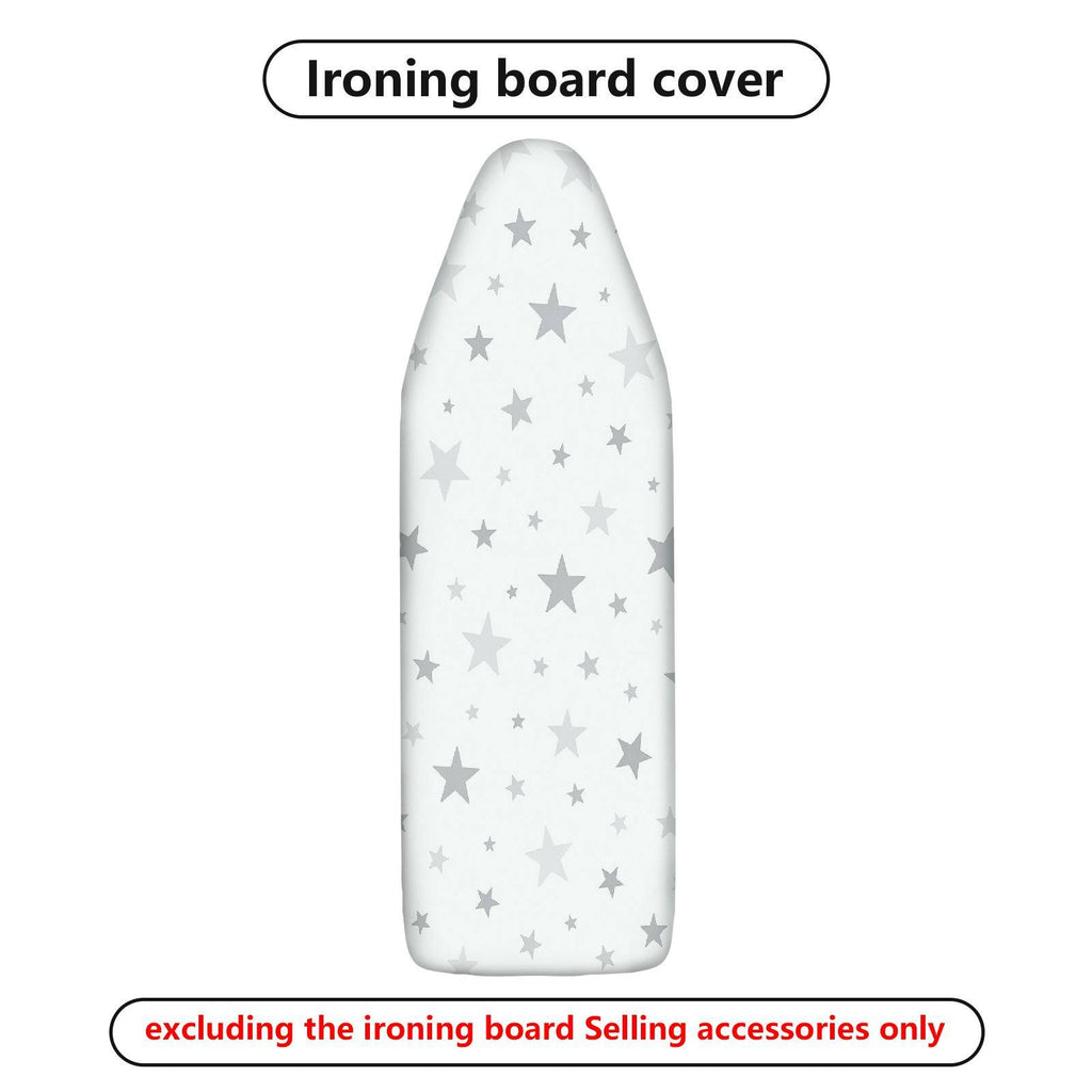 1-Piece Star Pattern Grey Starry Night  Ironing Board Cover, Universal Size, Without Board