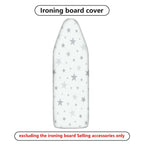 1-Piece Star Pattern Grey Starry Night  Ironing Board Cover, Universal Size, Without Board