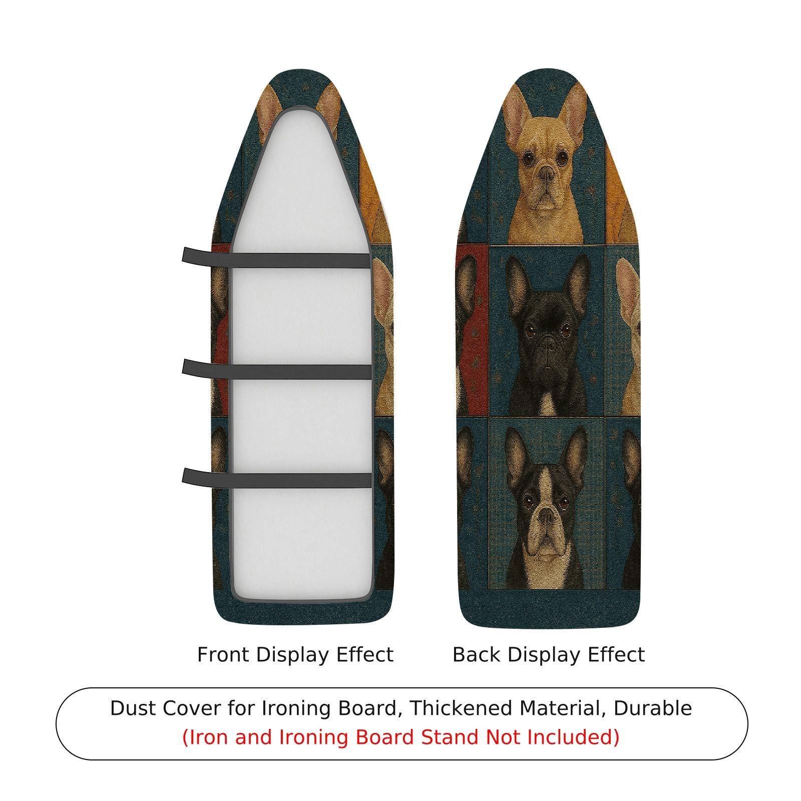 1-Piece Dog Artistic Decorative  Ironing Board Cover, Universal Size, Without Board