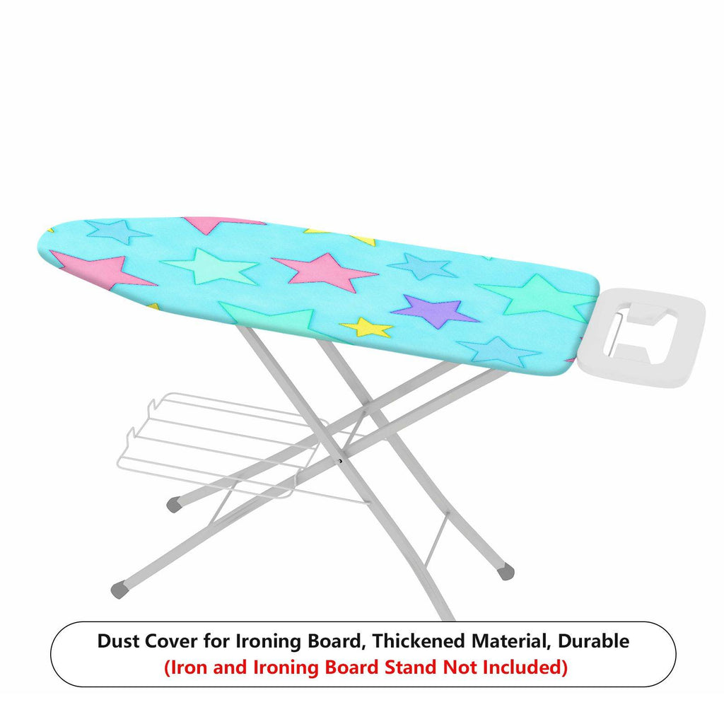 1-Piece Stars Multicolor Pastel  Ironing Board Cover, Universal Size, Without Board